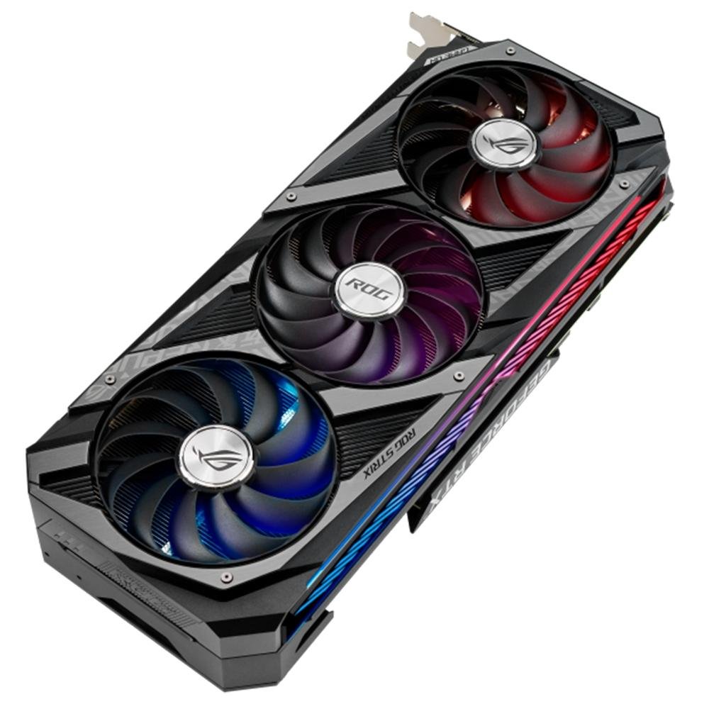 Placa de Vídeo Asus Rog Strix RTX 3080 10G V2 Gaming, LHR, DLSS