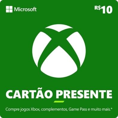 Gift Card Xbox: 10 Reais - Código Digital