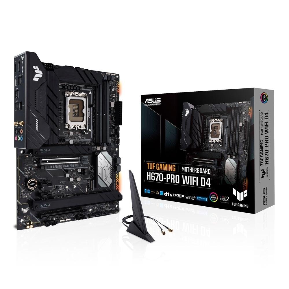 TUF Asus Mãe Placa H670-PRO GAMING 12400F,TUF i5 Core び*ず様 Gaming ATX H670, 1700 LGA D4, Wi-Fi H670-PRO マザーボード