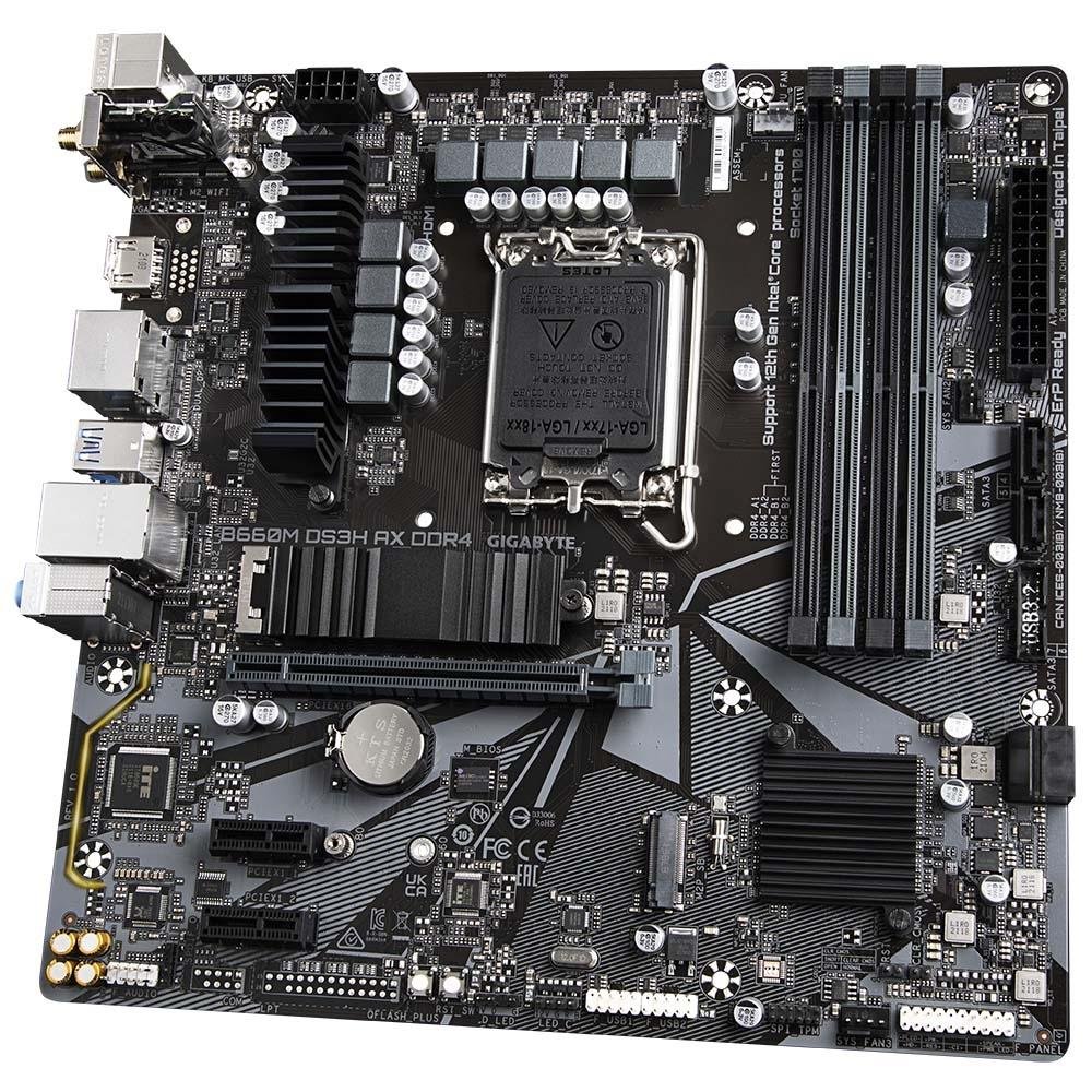 Placa-Mãe Gigabyte B660M DS3H AX mATX | KaBuM!