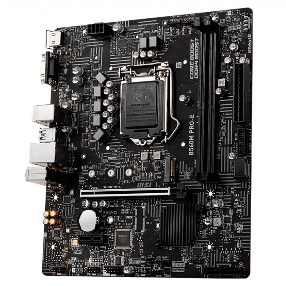 Placa-Mãe MSI B560M PRO-E, Intel LGA 1200, mATX, DDR4, Preto - MEG Z590 UNIFY