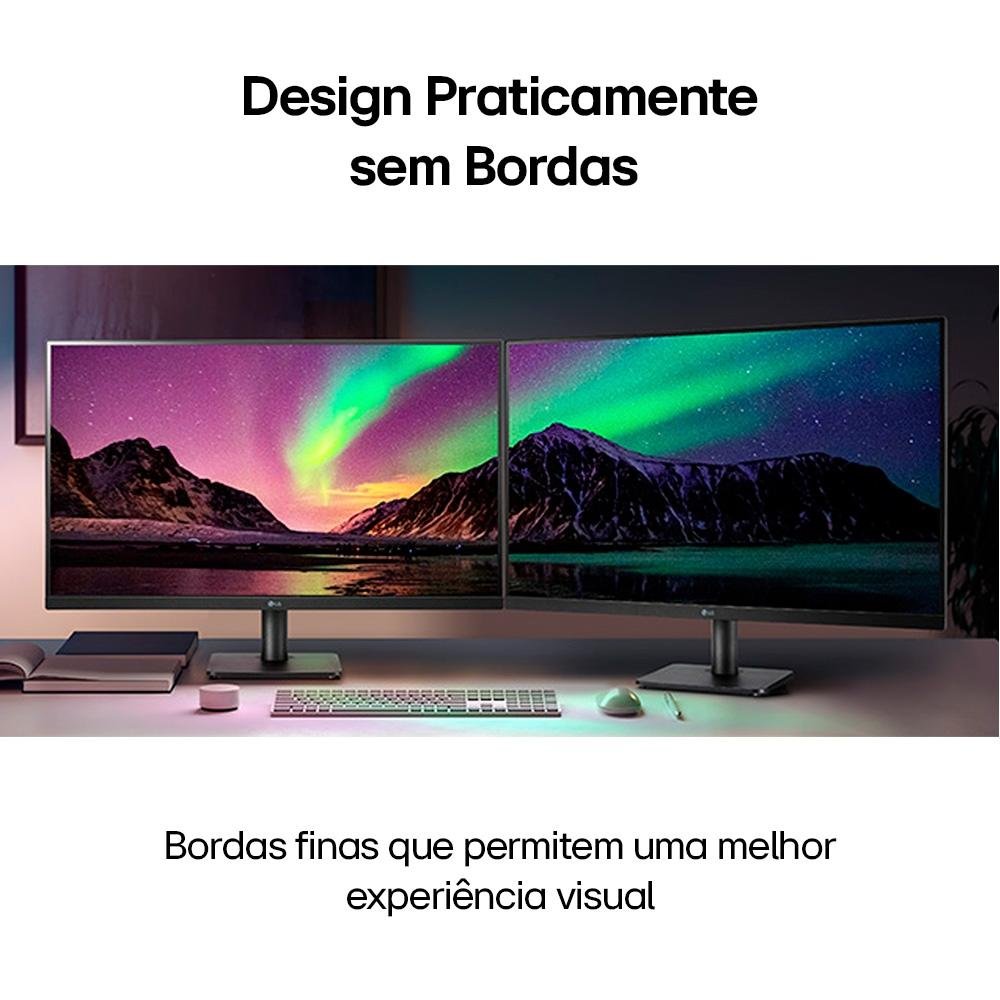 Monitor LG 23.8 Full HD IPS | KaBuM!