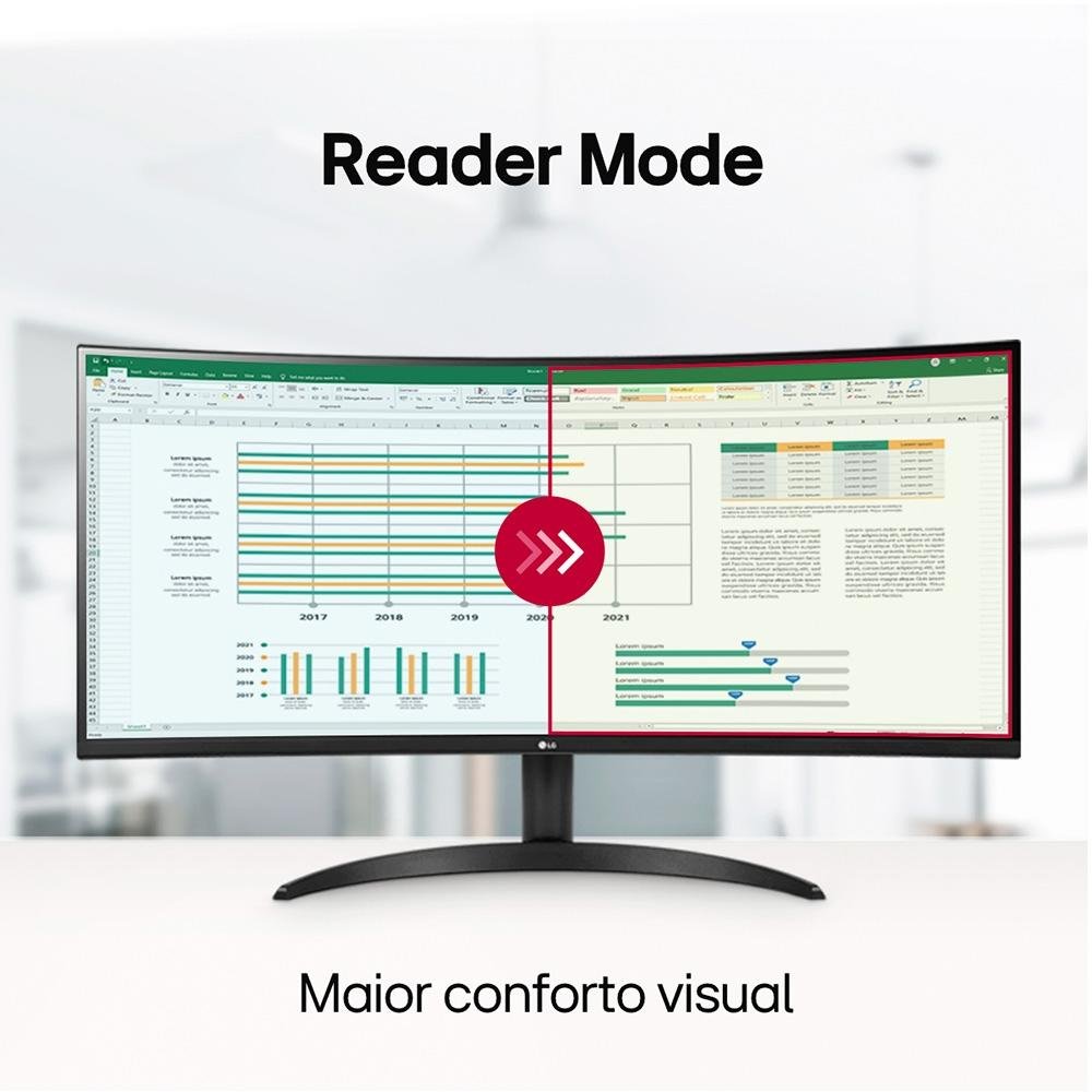 Monitor Gamer LG 23.8", 75Hz, Full HD, IPS, HDMI, VESA, FreeSync, Sem Bordas, Preto - 24MP400-B