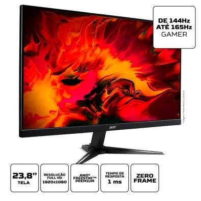 Acer ゲーミングモニター Nitro QG241YPbmiipx Monitor Gamer Acer Nitro QG241Y P 23.8 | KaBuM!
