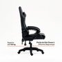 Cadeira Gamer Husky Storm 100, Até 120kg, Almofadas, Reclinável 135º, PU, Preta - HCG100PT