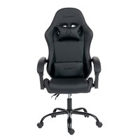 Cadeira Gamer Husky Tempest 700, Até 145kg, Almofadas, Reclinável 150º, Tecido, Descanso para Pés, Preta - HCG700PTT