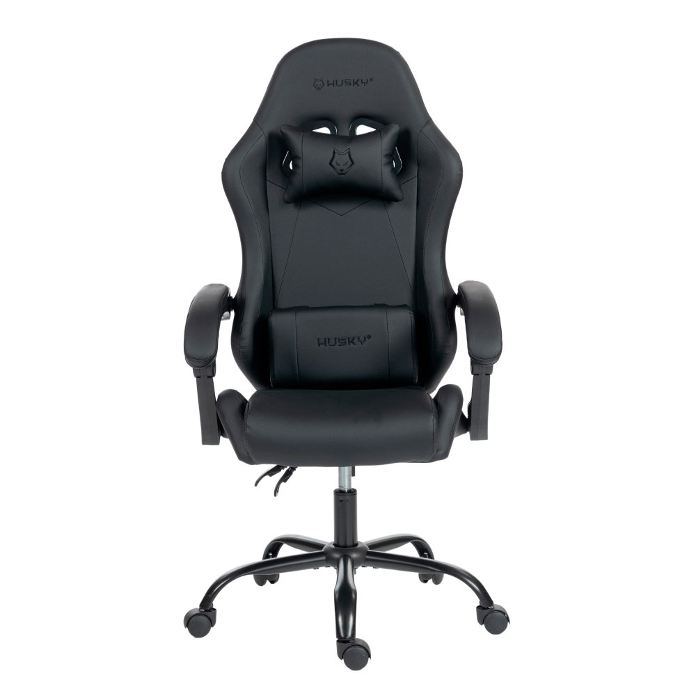 Cadeira Gamer Husky Storm 100, Até 120kg, Almofadas, Reclinável 135º, PU, Preta - HCG100PT - view 2