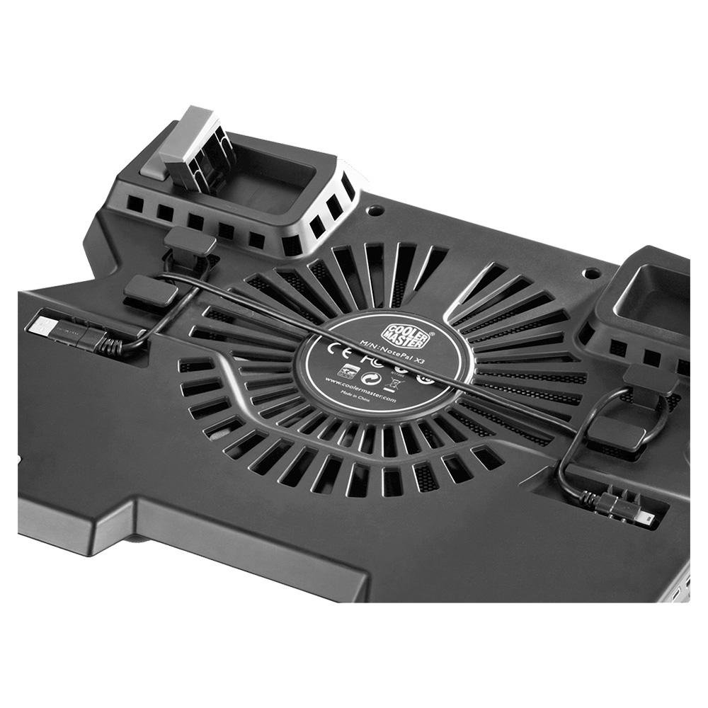 Base para Notebook Cooler Master NotePal R9-NBC-NPX3-GP Base para Notebook Cooler Master NotePal R9-NBC-NPX3-GP
