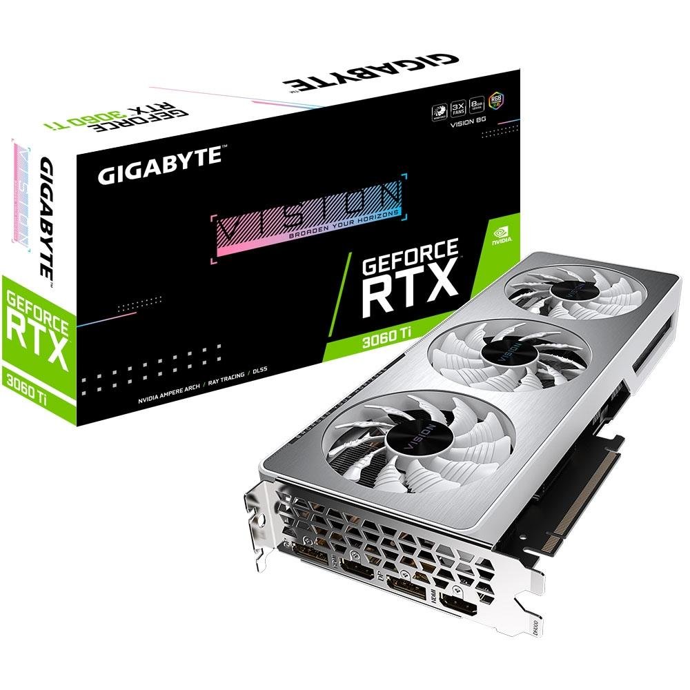 Placa de Vídeo Gigabyte NVIDIA RTX3060 Ti | KaBuM!