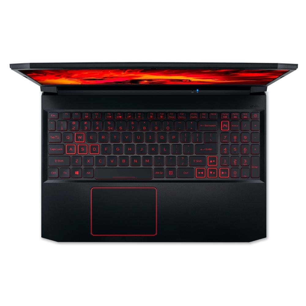 Notebook Gamer Acer Nitro 5 AMD Ryzen 7-4800H, 8GB RAM, GeForce GTX 1650, SSD 256GB, HDD 1TB, 15.6" FHD, Win 11, Preto - AN515-44-R629