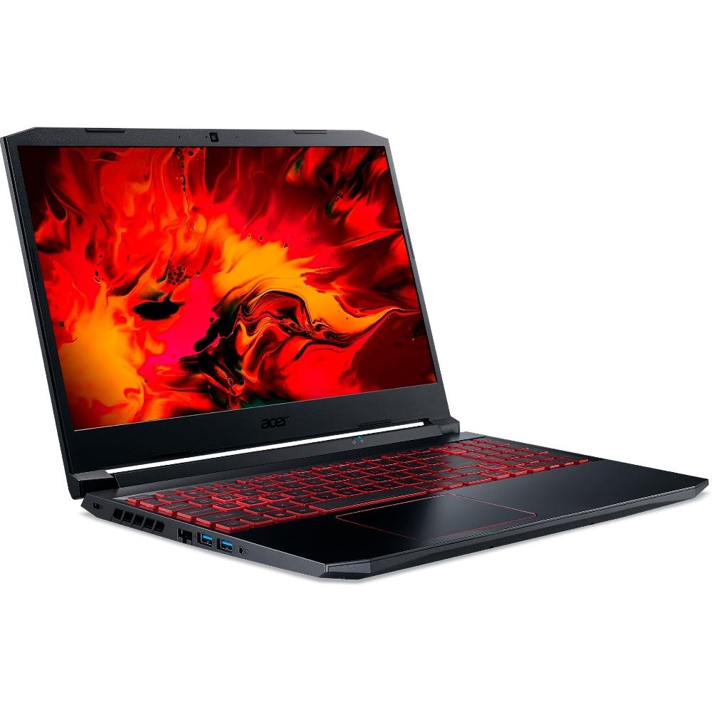 Notebook Gamer Acer Nitro 5 AMD Ryzen 7-4800H, 8GB RAM, GeForce GTX 1650, SSD 256GB, HDD 1TB, 15.6" FHD, Win 11, Preto - AN515-44-R629