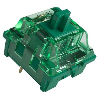 Switch Akko para Teclado Mecânico Linear, 45 Peças, Matcha Green
