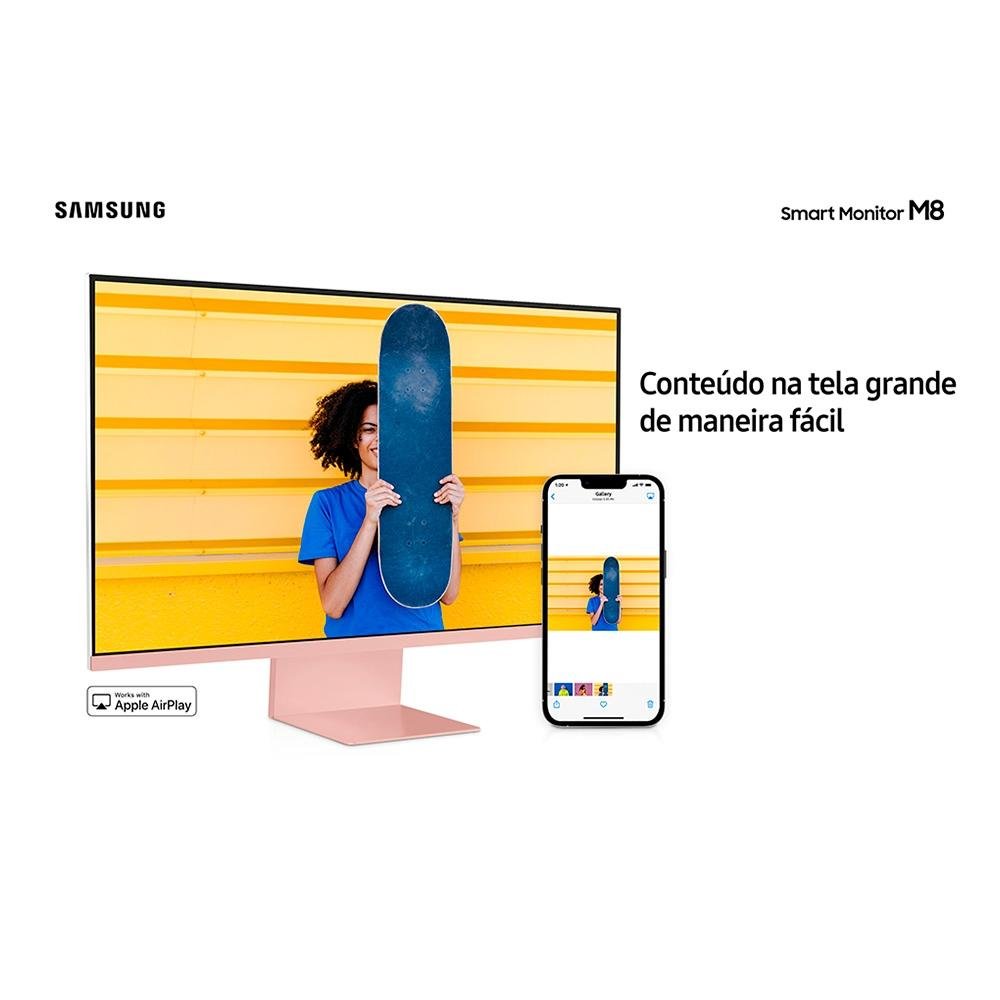 Samsung M8 32型UHD/4Kモニター Monitor Smart Samsung M8, 32 Pol. VA, UHD 4K, 4ms, 60Hz, WIFI