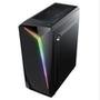 PC Gamer Fácil AMD Ryzen 5-5600G, RGB, 16GB RAM, SSD 480GB, Linux, Preto - 18343