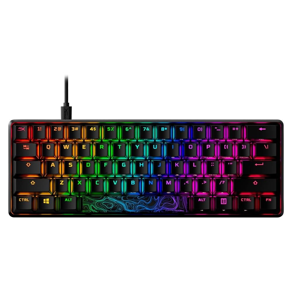 Teclado Mecânico Gamer HyperX HX 60 Alloy Origins AQU, Layout 60%, US, Preto - 56R61AA#ABA Teclado Mecânico Gamer HyperX HX 60 Alloy Origins AQU, Layout 60%, US, Preto - 56R61AA#ABA