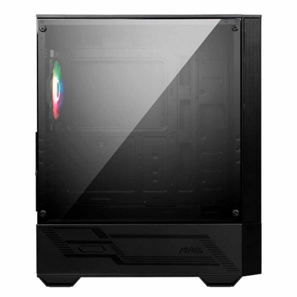 Gabinete Gamer MSI Mag Forge, 1x Fan ARGB, Vidro Lateral Temperado, Preto - 111R Gabinete Gamer MSI Mag Forge, 1x Fan ARGB, Vidro Lateral Temperado, Preto - 111R
