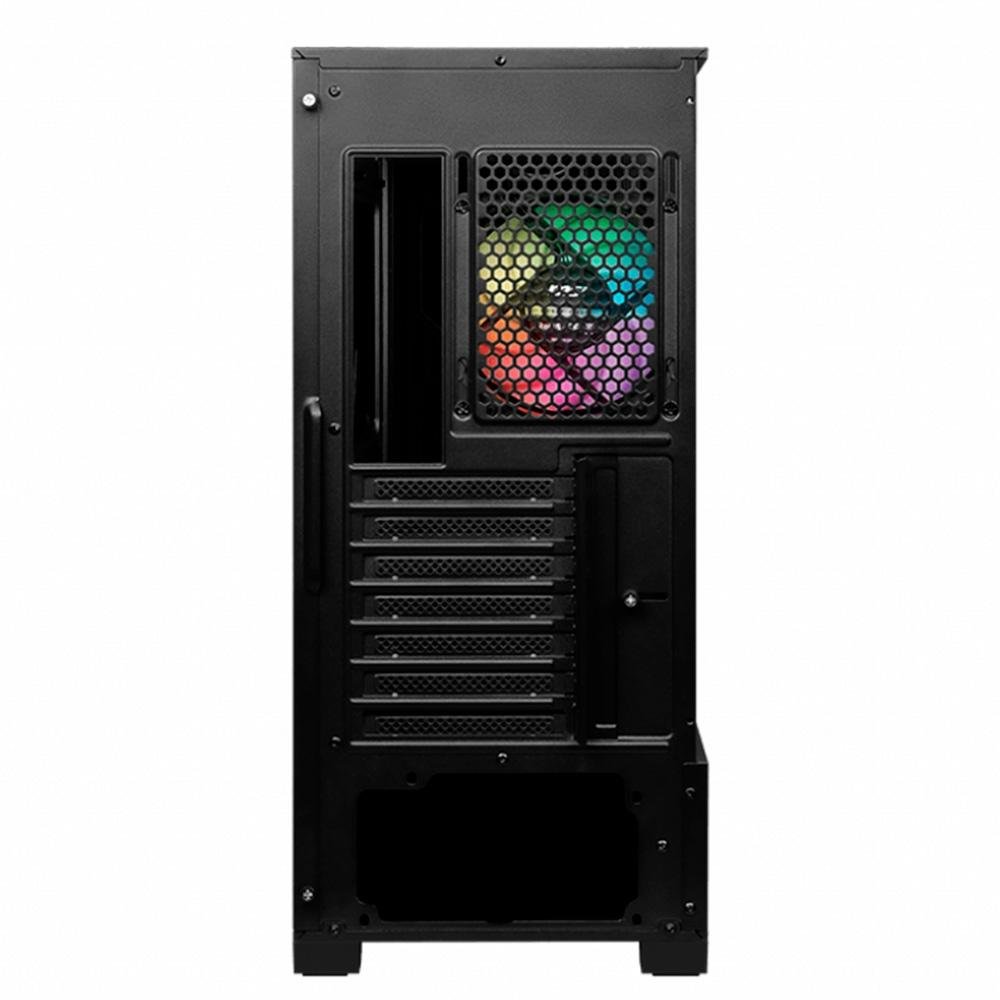 Gabinete Gamer MSI Mag Forge, 1x Fan ARGB, Vidro Lateral Temperado, Preto - 111R Gabinete Gamer MSI Mag Forge, 1x Fan ARGB, Vidro Lateral Temperado, Preto - 111R