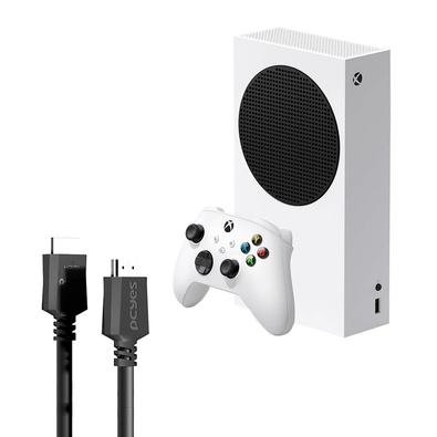 Kit - Console Microsoft Xbox Series S, 512GB, Branco - RRS-00006 + Cabo ...