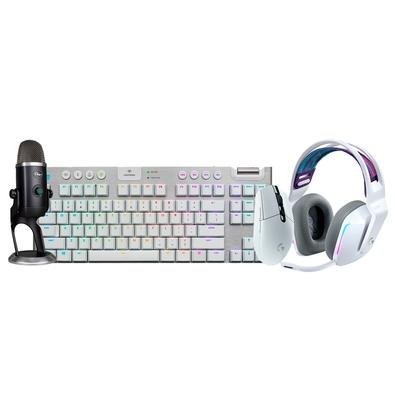 Kit Logitech Headset Sem Fio G Teclado Sem Fio G Mouse