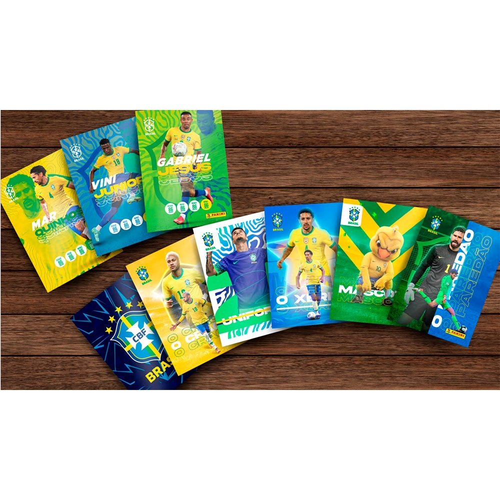 Set Cards Seleção Brasileira Panini - 004695DECK60BR