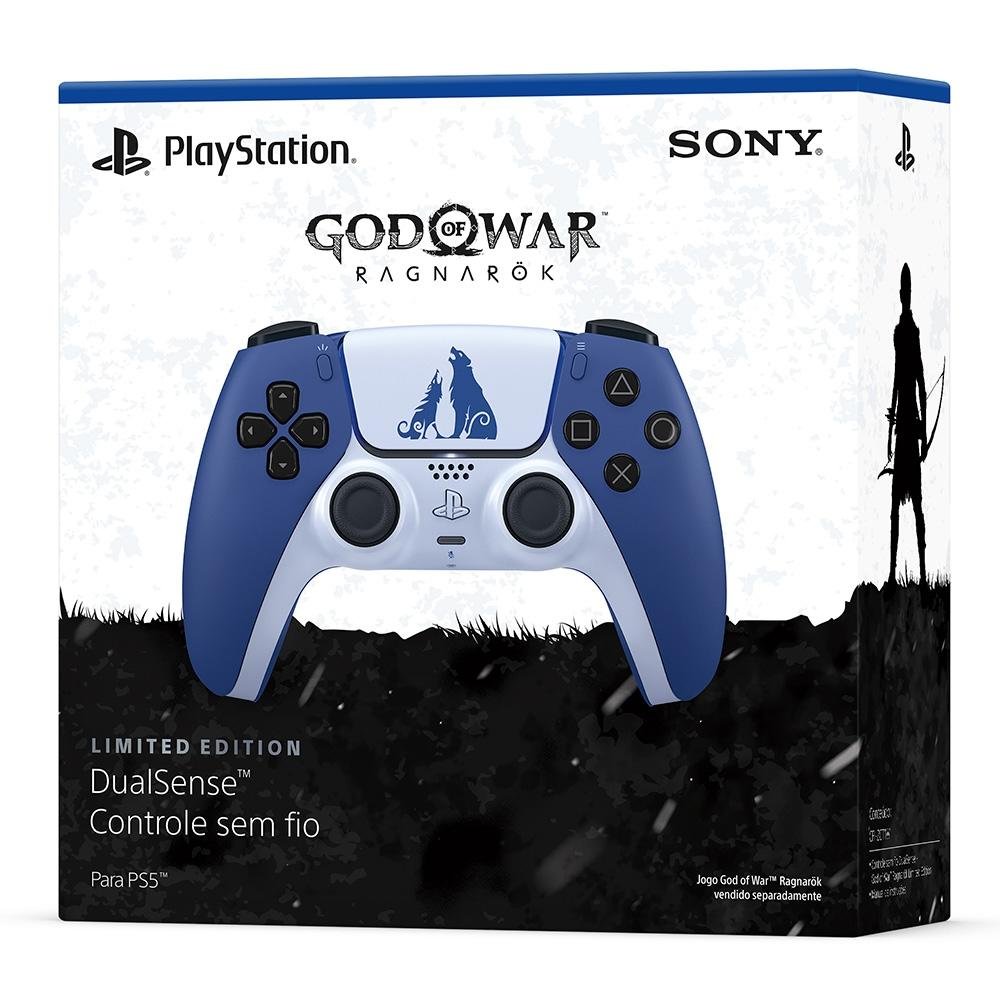 PS5 DualSense God of War Ragnarök Controle Sem Fio PS5 God of War Ragnarok | KaBuM!