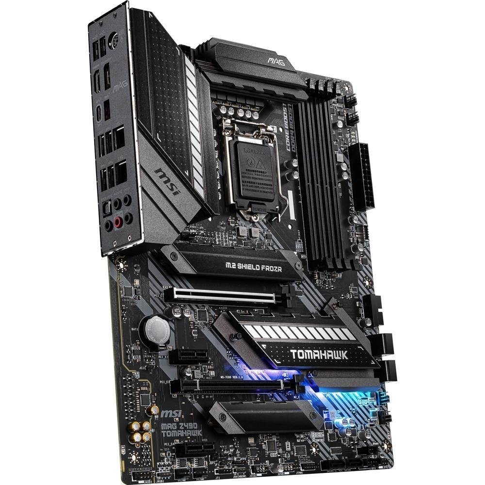 Processador Intel Core i7-10700K, LGA 1200 + Placa-mãe MSI