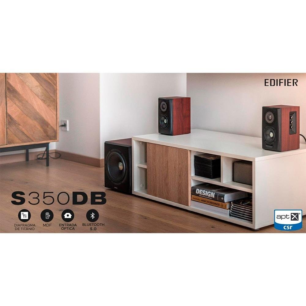 Caixa de Som com Subwoofer Edifier S350DB, Bluetooth, 150W RMS