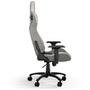Cadeira Gamer Corsair T3 Rush 2023, Até 120Kg, Com Almofadas, Reclinável, Apoio de Braços 4D, Cinza e Branco - CF-9010058-WW