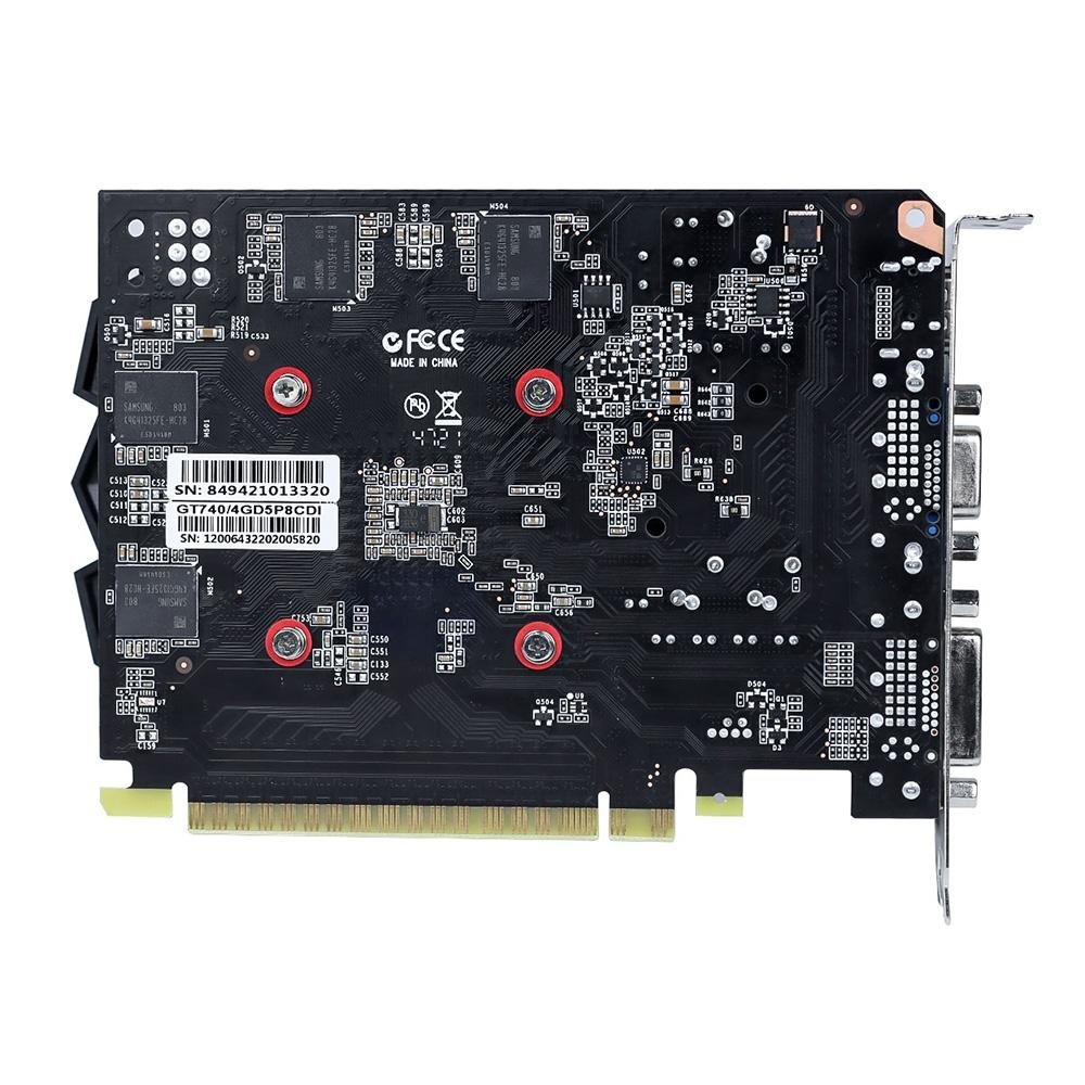 Placa de Vídeo GT 740 Pcyes NVIDIA Geforce, 4 GB GDDR5, 128 Bits - PAX740D54GB