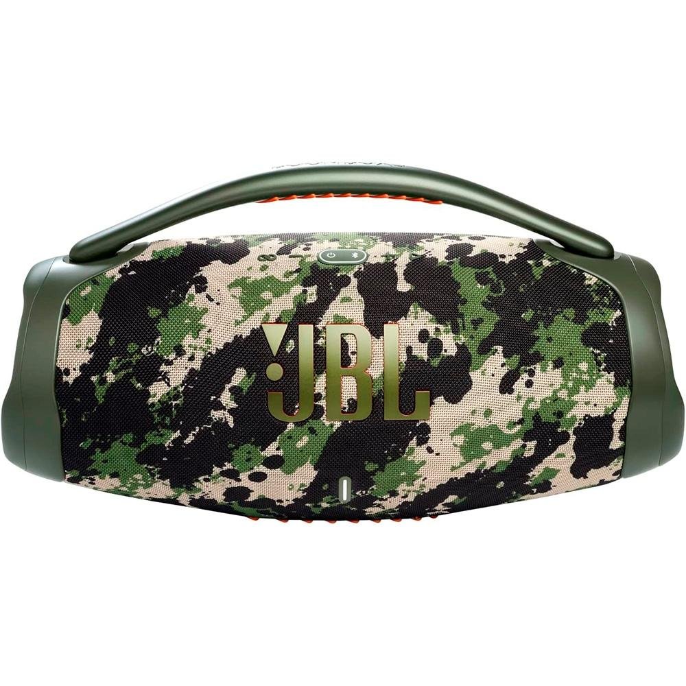 Caixa de Som Portátil JBL Boombox 3, Bluetooth, 80W RMS,P2, À prova d'água, Camuflada - JBLBOOMBOX3SQUADBR Caixa de Som Portátil JBL Boombox 3, Bluetooth, 80W RMS,P2, À prova d'água, Camuflada - JBLBOOMBOX3SQUADBR