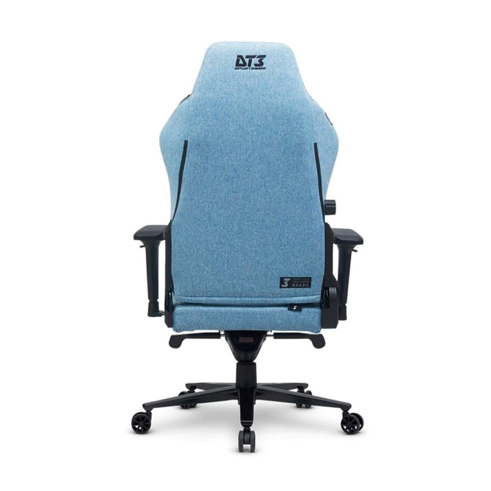 Cadeira Ergonômica DT3 Nero, Até 140kg, Com Almofada, Reclinável, Descanso de Braço 4D, Preto e Azul - 13548-1 Cadeira Ergonômica DT3 Nero, Até 140kg, Com Almofada, Reclinável, Descanso de Braço 4D, Preto e Azul - 13548-1