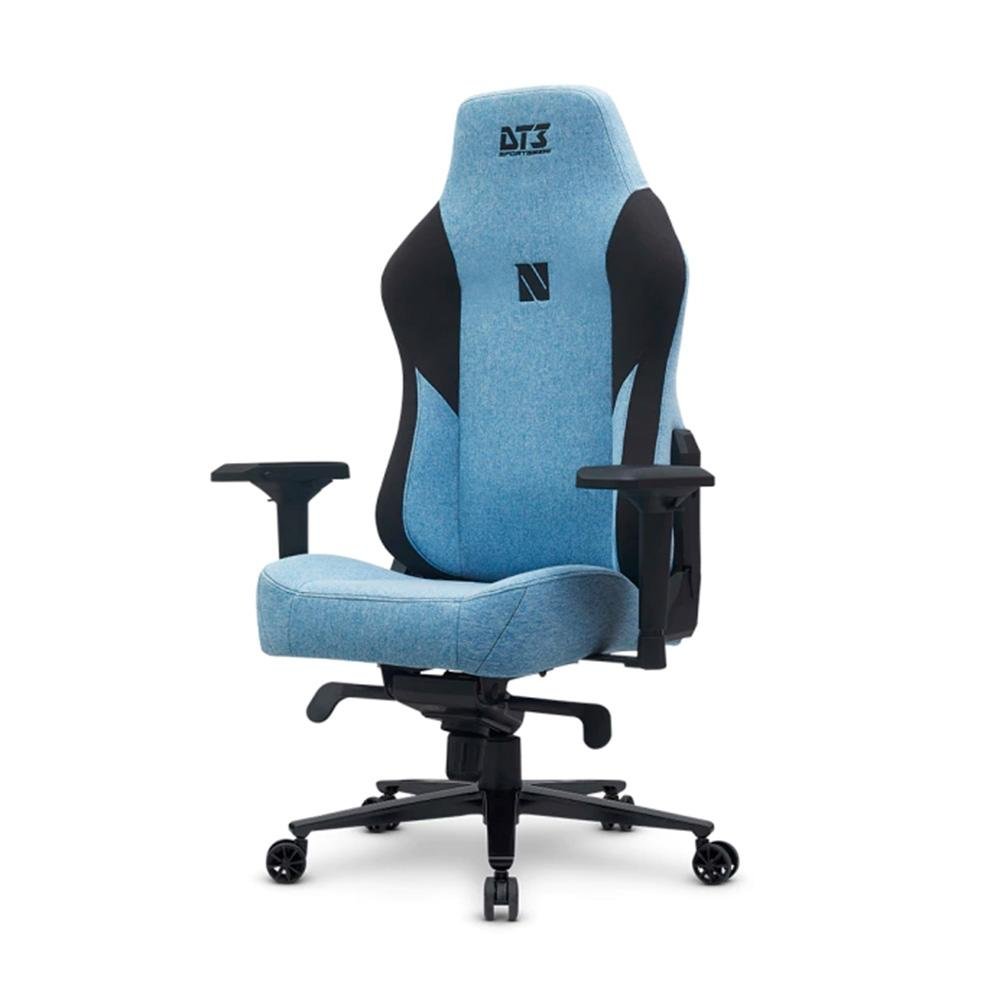 Cadeira Ergonômica DT3 Nero, Até 140kg, Com Almofada, Reclinável, Descanso de Braço 4D, Preto e Azul - 13548-1 Cadeira Ergonômica DT3 Nero, Até 140kg, Com Almofada, Reclinável, Descanso de Braço 4D, Preto e Azul - 13548-1