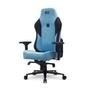 Cadeira Ergonômica DT3 Nero, Até 140kg,  Com Almofada, Reclinável, Descanso de Braço 4D, Preto e Azul  - 13548-1