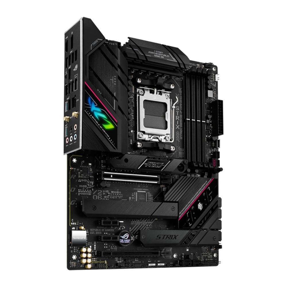 Placa-Mãe ASUS Rog Strix B650E-F Gaming WiFi, AMD, ATX, DDR5, RGB, WiFi, Bluetooth, Preto - 90MB1BQ0-M0EAY1
