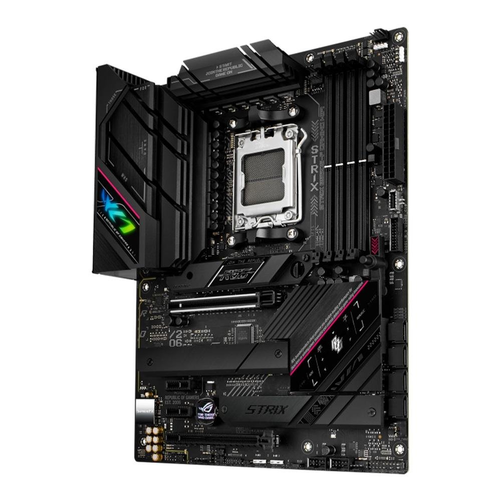 Placa-Mãe ASUS Rog Strix B650E-F Gaming WiFi, AMD, ATX, DDR5, RGB, WiFi, Bluetooth, Preto - 90MB1BQ0-M0EAY1