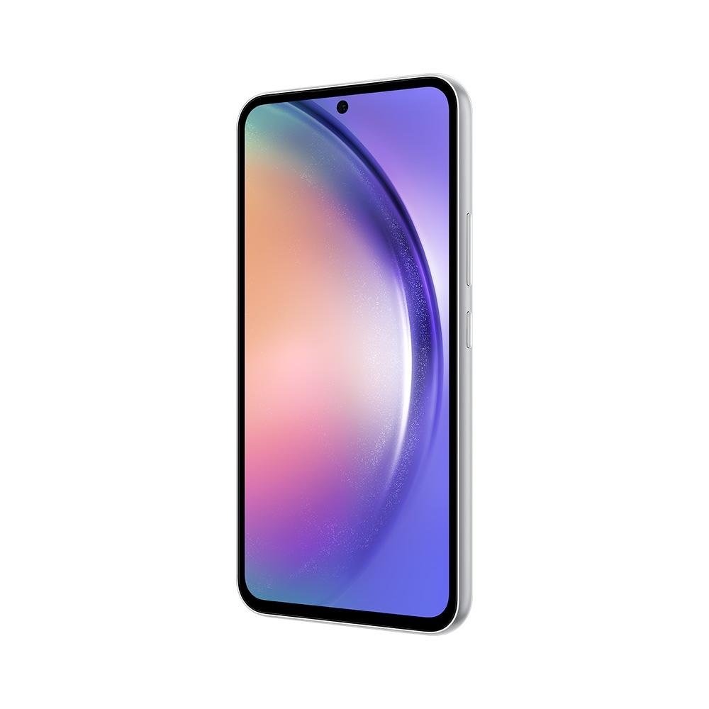 Smartphone Samsung Galaxy A54, 5G, 128GB, 8GB RAM, Octa Core, Câmera Tripla de 50MP, Tela Infinita de 6.4, Branco - SM-A546EZWLZTO Smartphone Samsung Galaxy A54, 5G, 128GB, 8GB RAM, Octa Core, Câmera Tripla de 50MP, Tela Infinita de 6.4, Branco - SM-A546EZWLZTO