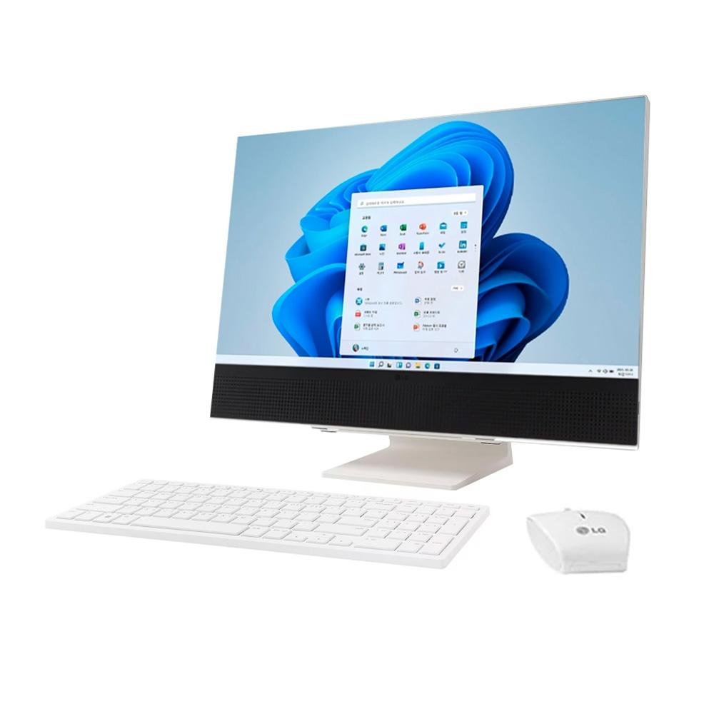 All in One LG, Intel Core i5-1235U, 8GB, SSD 256GB, Windows 11 Home, Tela de 24 IPS, Branco - 24V70Q-G.BJ51P2 All in One LG, Intel Core i5-1235U, 8GB, SSD 256GB, Windows 11 Home, Tela de 24 IPS, Branco - 24V70Q-G.BJ51P2