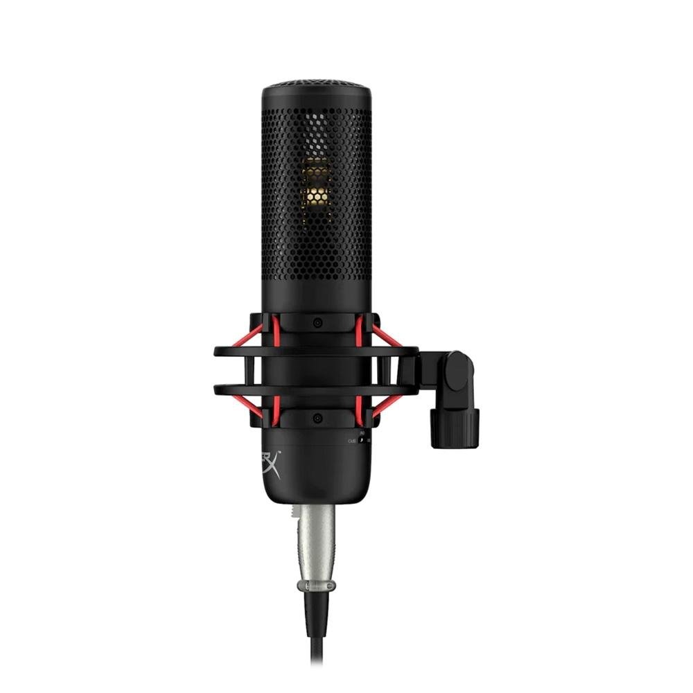Microfone Condensador HyperX ProCast, Cardioide, Antivibração, Antichoque, XLR Profissional, Preto - 699Z0AA