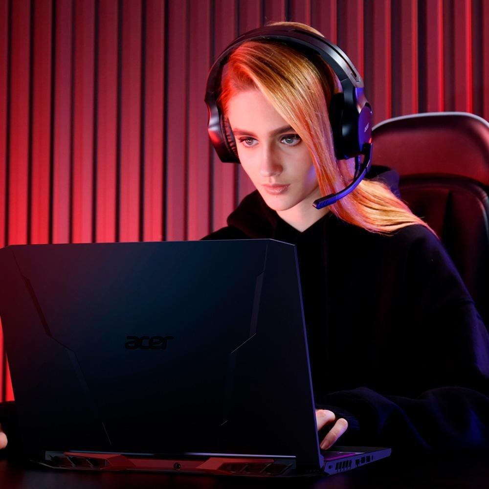Notebook Gamer Acer NITRO 5 Intel Core i5-11400H, 8GB RAM, GeForce GTX1650, SSD 512GB, 15.6 Full HD, Linux, Preto - AN515-57-57XQ Notebook Gamer Acer NITRO 5 Intel Core i5-11400H, 8GB RAM, GeForce GTX1650, SSD 512GB, 15.6 Full HD, Linux, Preto - AN515-57-57XQ