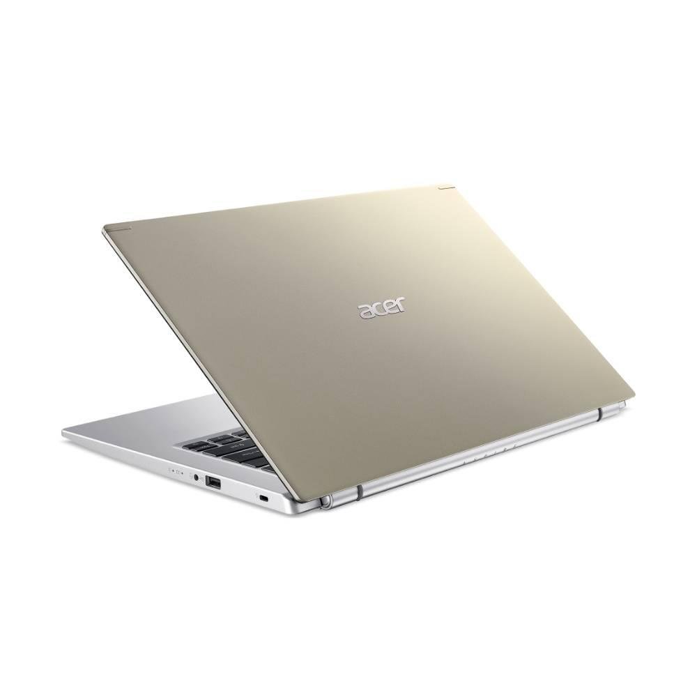 Notebook Acer Aspire 5 Intel Core i7-1165G7, 8GB RAM, SSD 512GB, 14" FHD, IPS, GeForce MX350, Win11 Home, Safari Gold - A514-54G-707X