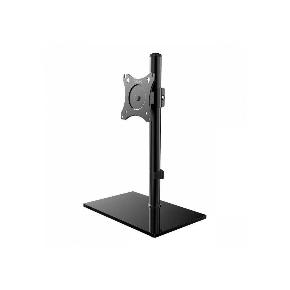Suporte de Mesa para Monitor de 14" a 32" Vinik SM420C, com Base de Vidro e Organizador de Cabos, VESA, Preto - 152839