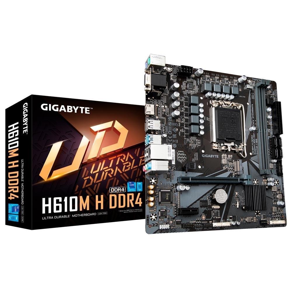Processador Intel Core i3-13100F + Placa Mãe Gigabyte H610M (rev