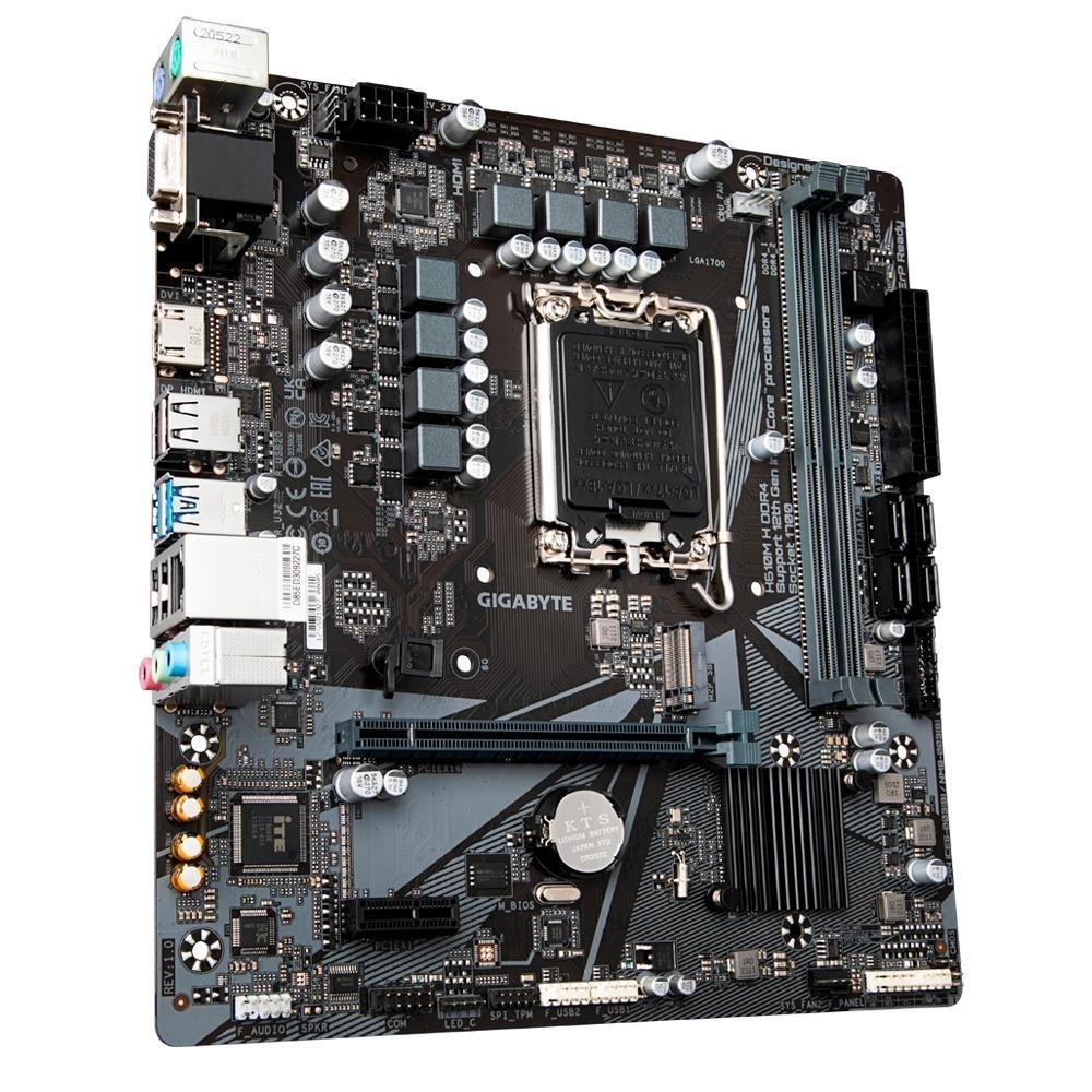 Processador Intel Core i3-13100F + Placa Mãe Gigabyte H610M (rev