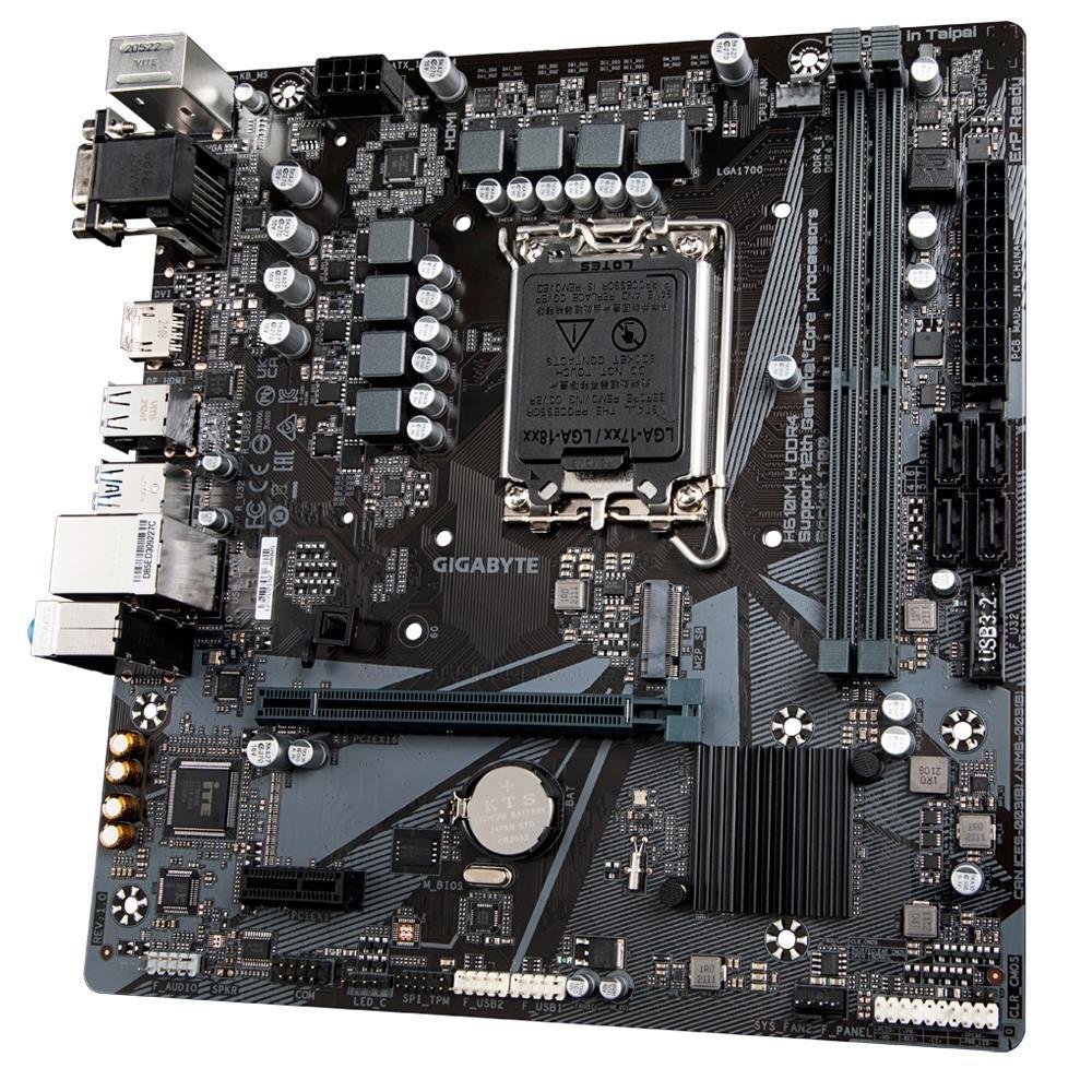 Processador Intel Core i3-13100F + Placa Mãe Gigabyte H610M (rev