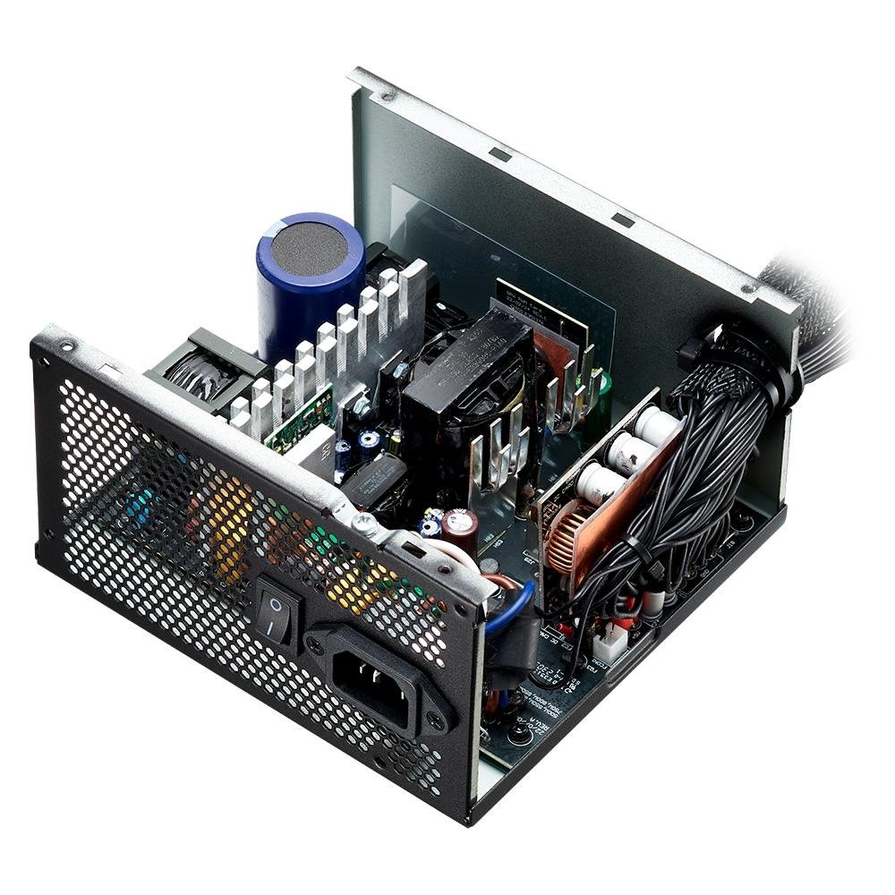 Fonte XPG Kyber, 750W, 80 Plus Gold, PFC Ativo, Com Cabo, Preto - KYBER750G-BKCBR Fonte XPG Kyber, 750W, 80 Plus Gold, PFC Ativo, Com Cabo, Preto - KYBER750G-BKCBR