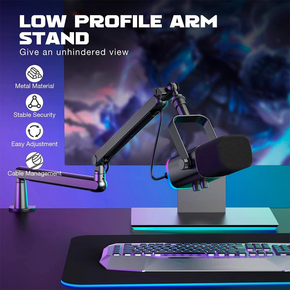 FIFINE BM88: Braço de Microfone Low Profile