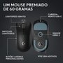 Mouse Gamer Sem Fio Logitech G Pro X Superlight 2 com Lightspeed, 32000 DPI, Sensor Hero 2, com Bateria Recarregável, Preto - 910-006629