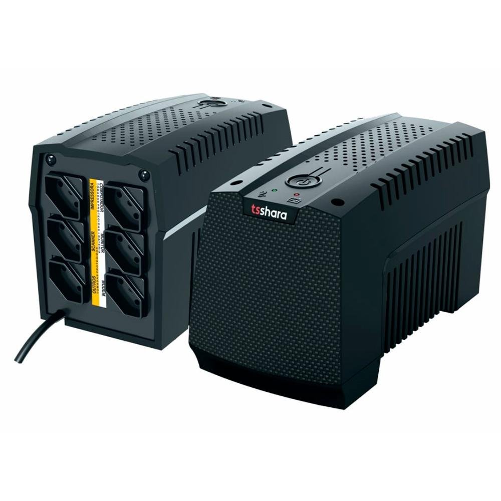 Nobreak TS Shara UPS Mini, 700VA, Entrada Bivolt, Saída 115V, 6T, 1BS 5AH - 4541