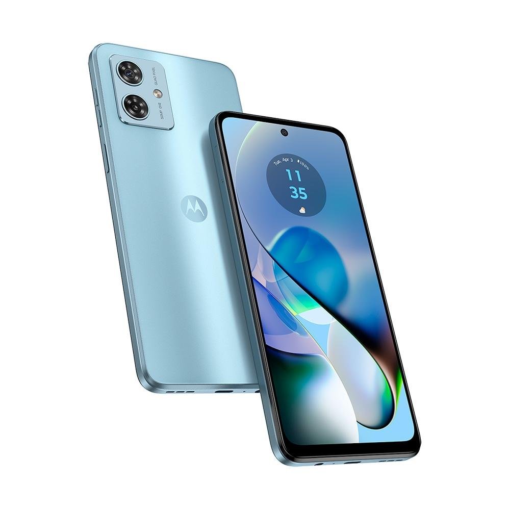 Smartphone Motorola Moto G54 5G, 128GB, 4GB RAM, Octa-Core, Câmera 50MP, Tela de 6.5" FHD, Azul - PAYS0046BR Smartphone Motorola Moto G54 5G, 128GB, 4GB RAM, Octa-Core, Câmera 50MP, Tela de 6.5" FHD, Azul - PAYS0046BR