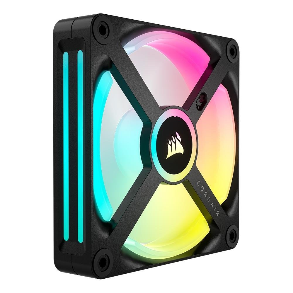 CORSAIR iCUE LINK QX120 RGB 10個 ハブ ファンのみ Ventoinha Corsair iCUE LINK QX120, 120mm | KaBuM!